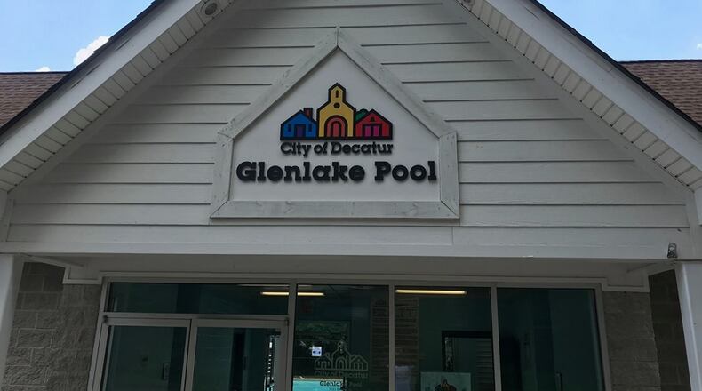 A man died after an incident at Glenlake Pool in Decatur on Tuesday afternoon.