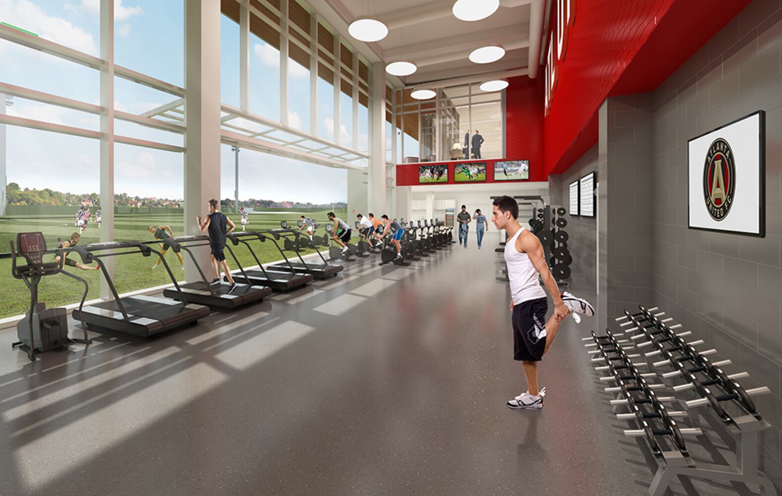 Atlanta United training ground in Marietta