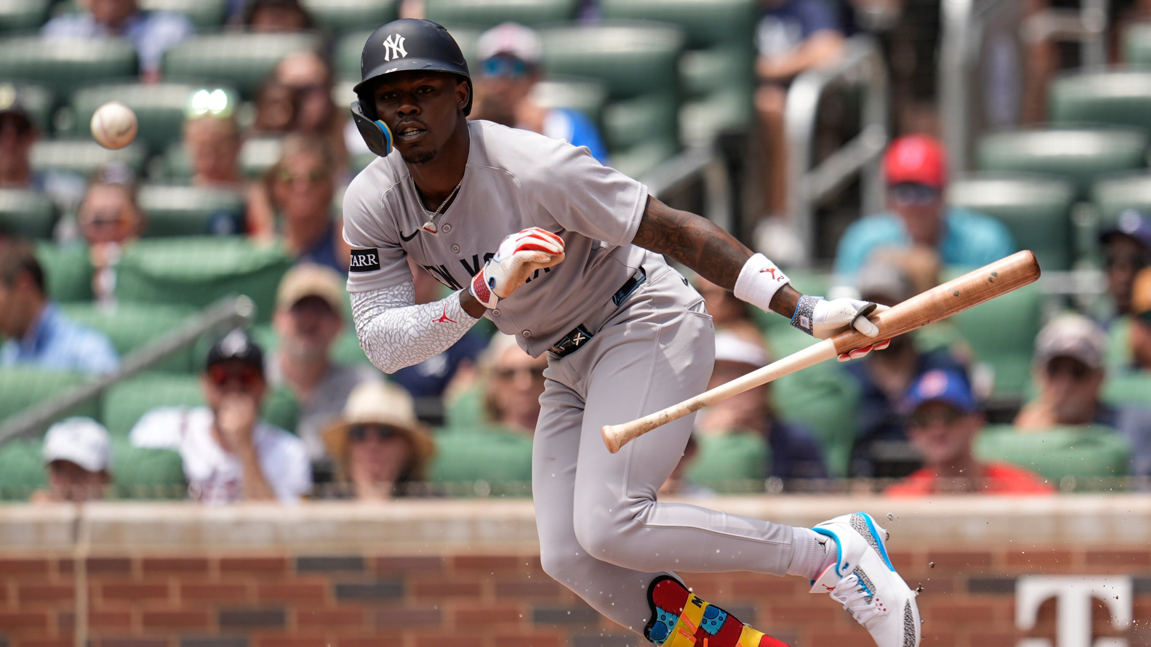 New York Yankees' Jazz Chisholm Jr. relayed signs to tip off his teammate about pitches, which is within the rules and norms of MLB. (Mike Stewart/AP)