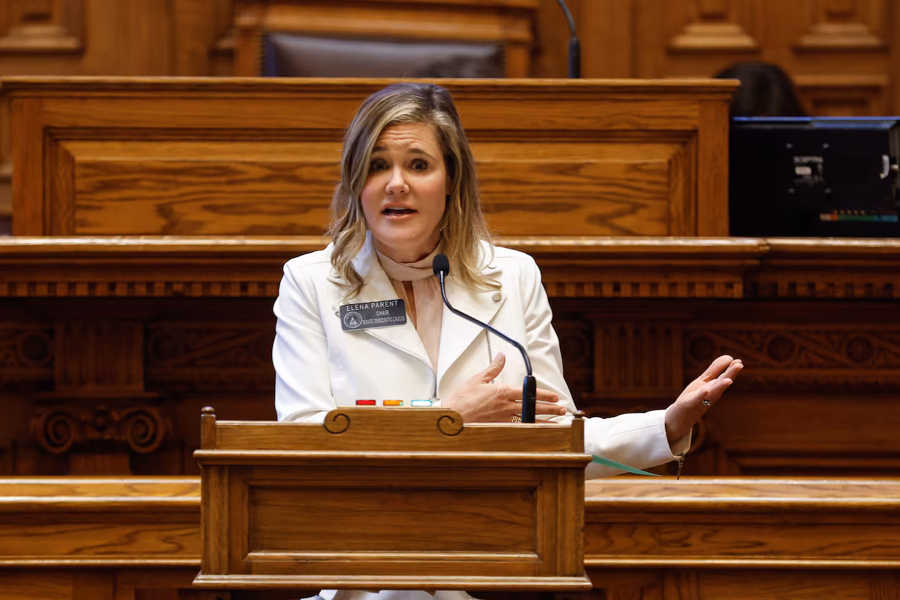 Sen. Elena Parent, D-Atlanta, sponsored legislation requiring the City Schools of Decatur to hold a referendum before bonds can be issued to pay for a planned early learning center. The school board rejected the idea during a special called meeting last week. (Natrice Miller/AJC 2024)