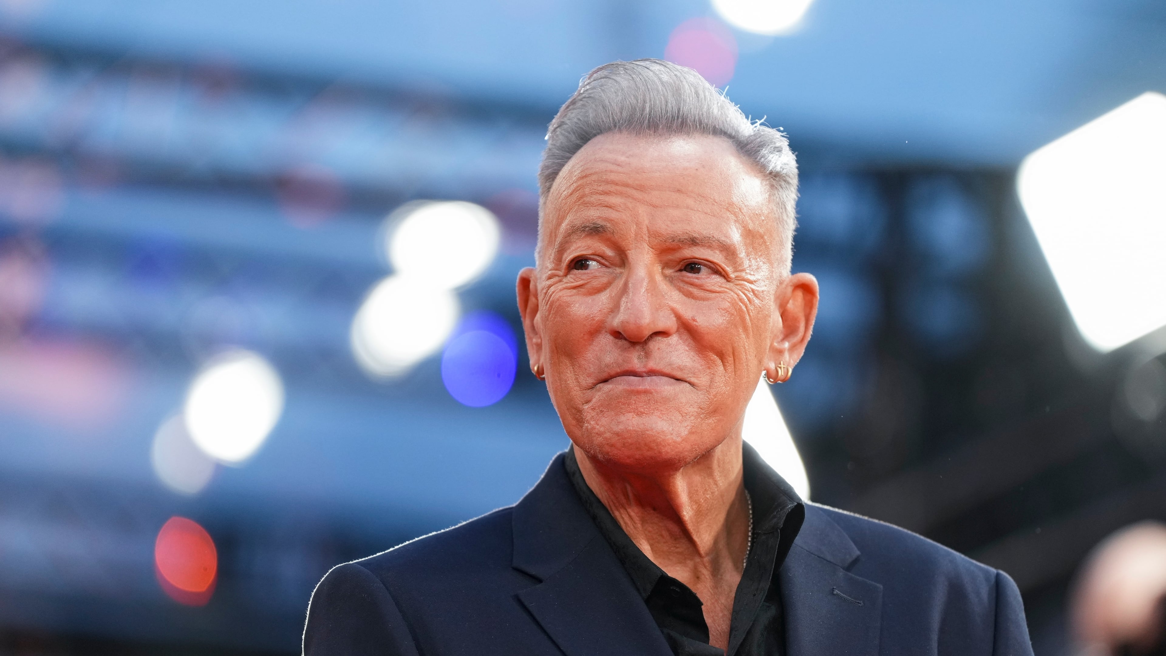 Bruce Springsteen poses for photographers upon arrival at the premiere of the film "Springsteen: Deliver Me From Nowhere" during the London film festival in London, Wednesday, Oct. 15, 2025. (Photo by Scott A Garfitt/Invision/AP)