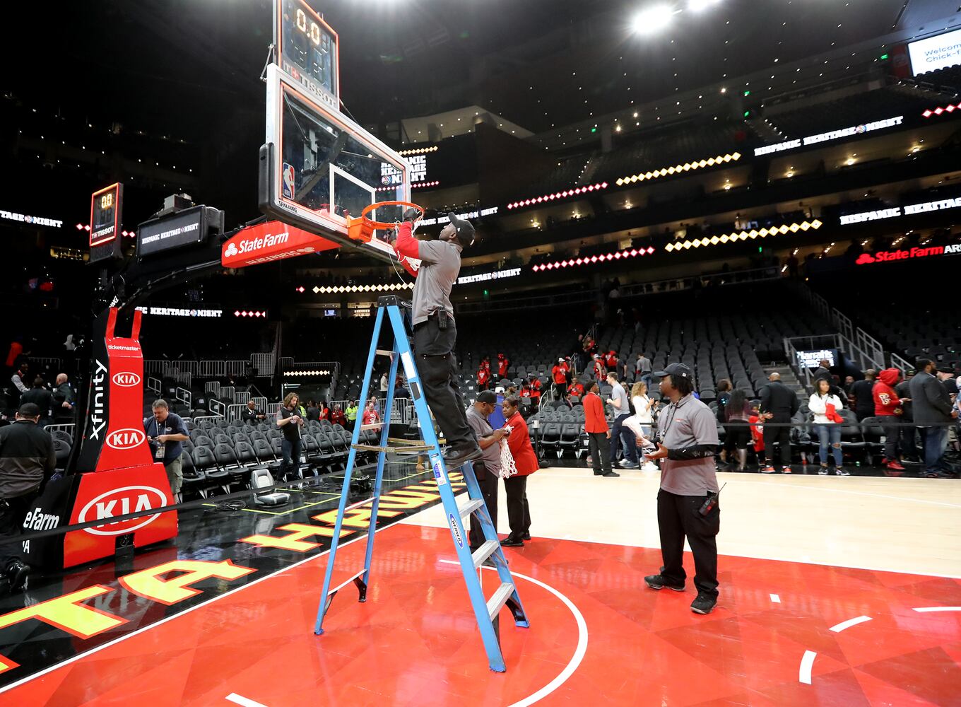 Photos: Hawks lose to Knicks amid coronavirus concerns