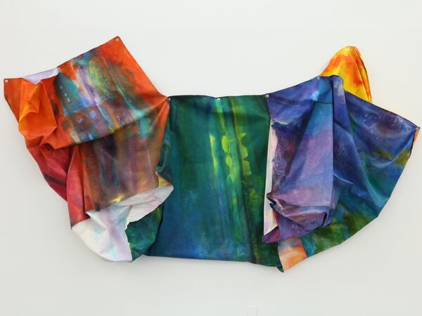 Sam Gilliam's "Atlanta" (2003).
Photo: Courtesy of Atlanta Contemporary / Mike Jensen