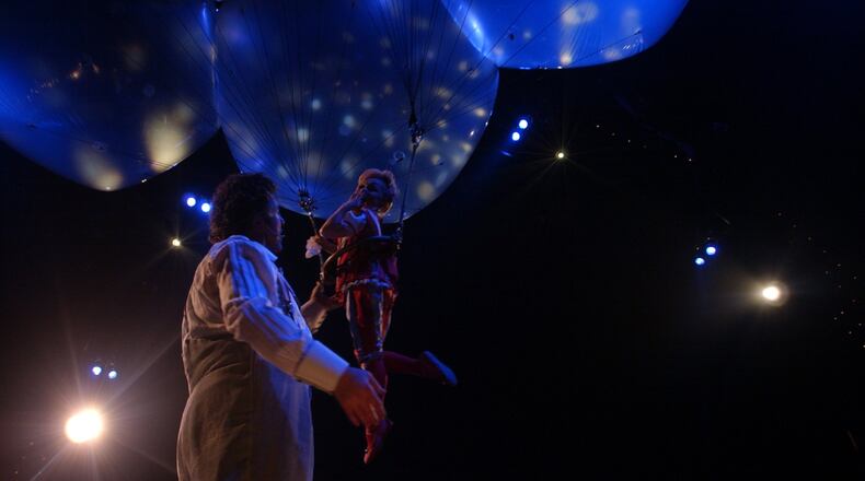 Cirque Du Soleil’s “Corteo” returns to Atlanta on Wednesday, Aug. 29. (ELISSA EUBANKS / AJC STAFF)