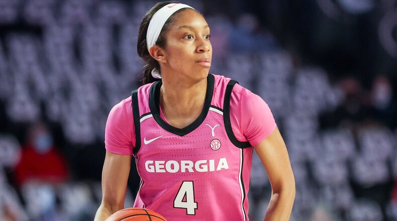 Georgia's Mikayla Coombs scored 14. File photo by Chamberlain Smith / UGA Athletics