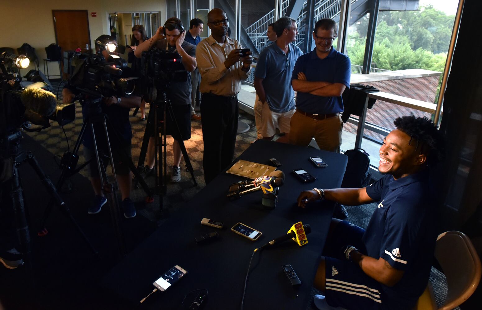 Photos: Media days at Georgia Tech