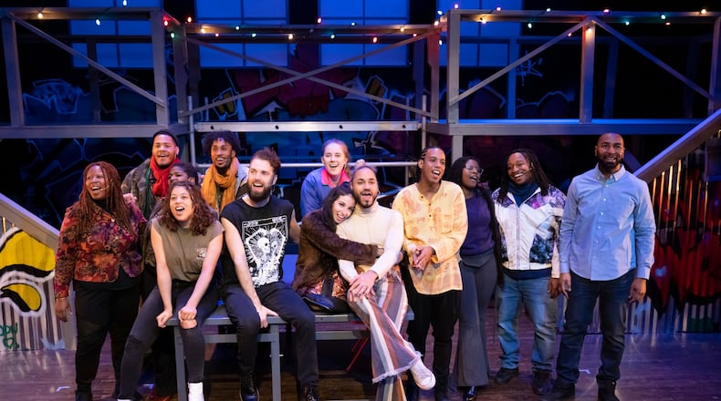Having an eager ensemble is a third of the battle, and this production of “Rent” is not lacking in that regard.