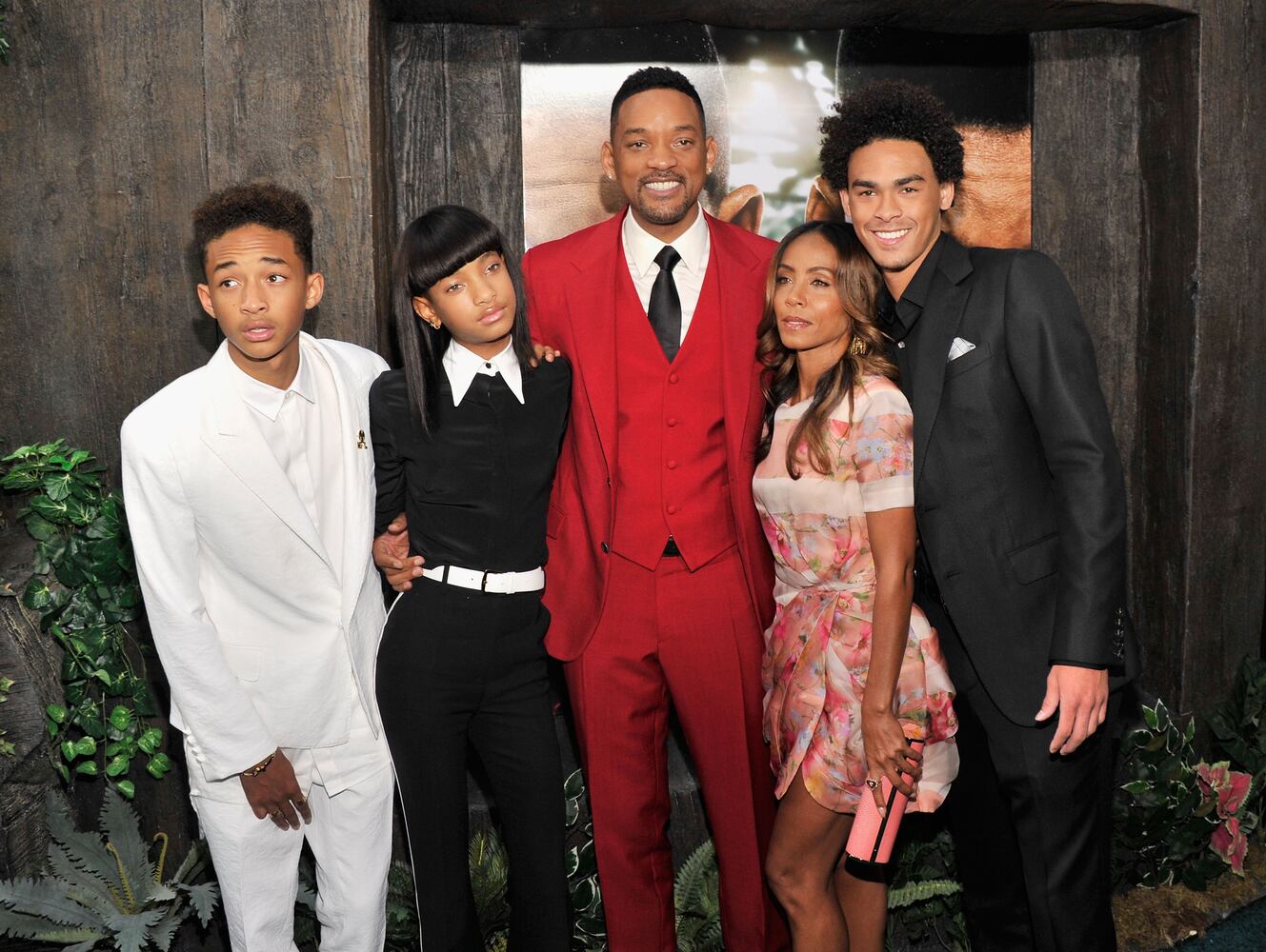 No. 10 Will Smith and family
