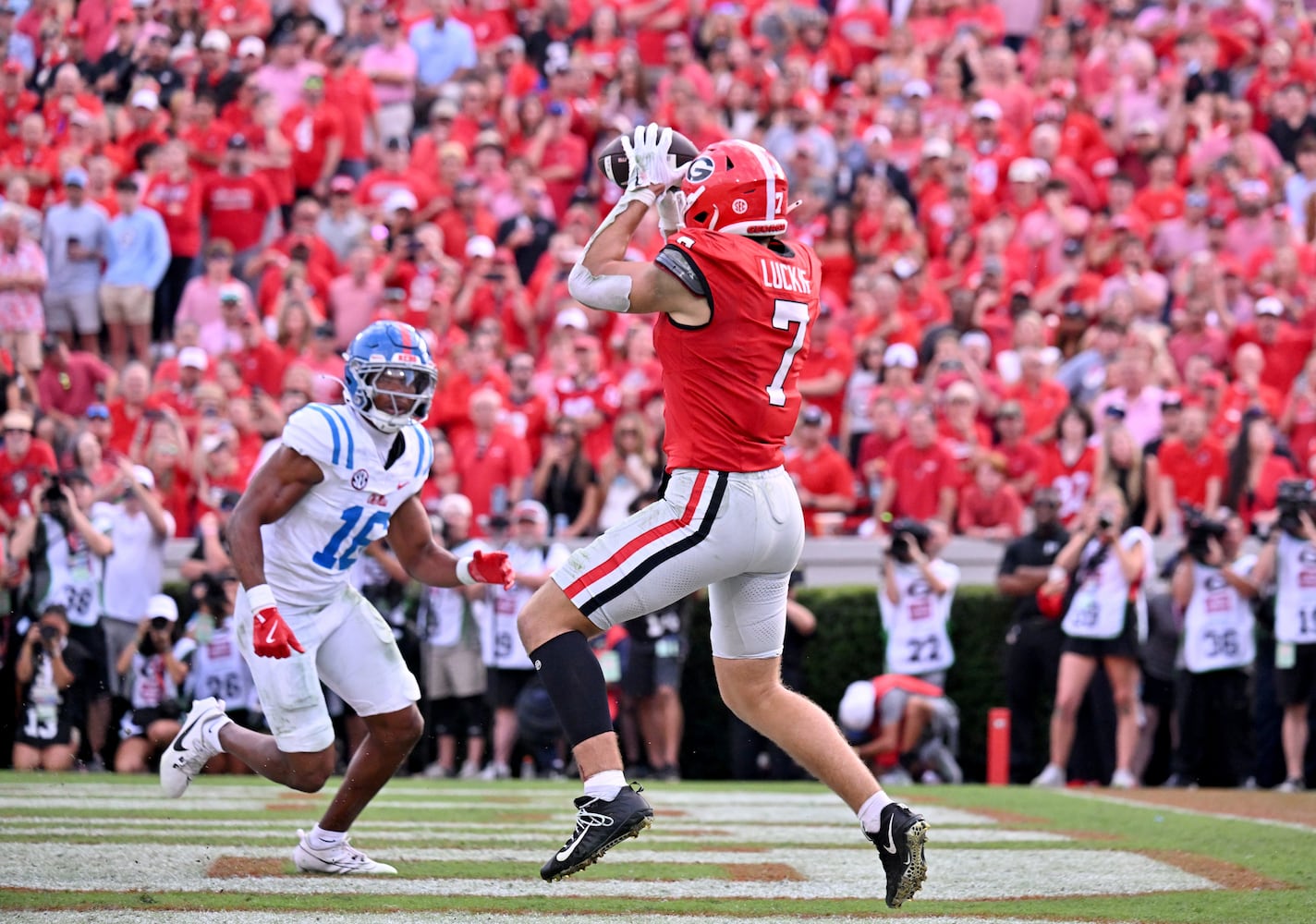 Georgia vs Ole Miss football