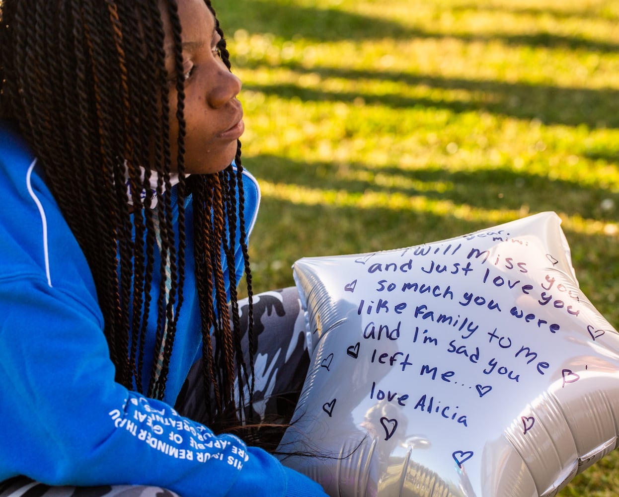 balloon release and celebration of life for Normisha Monroe