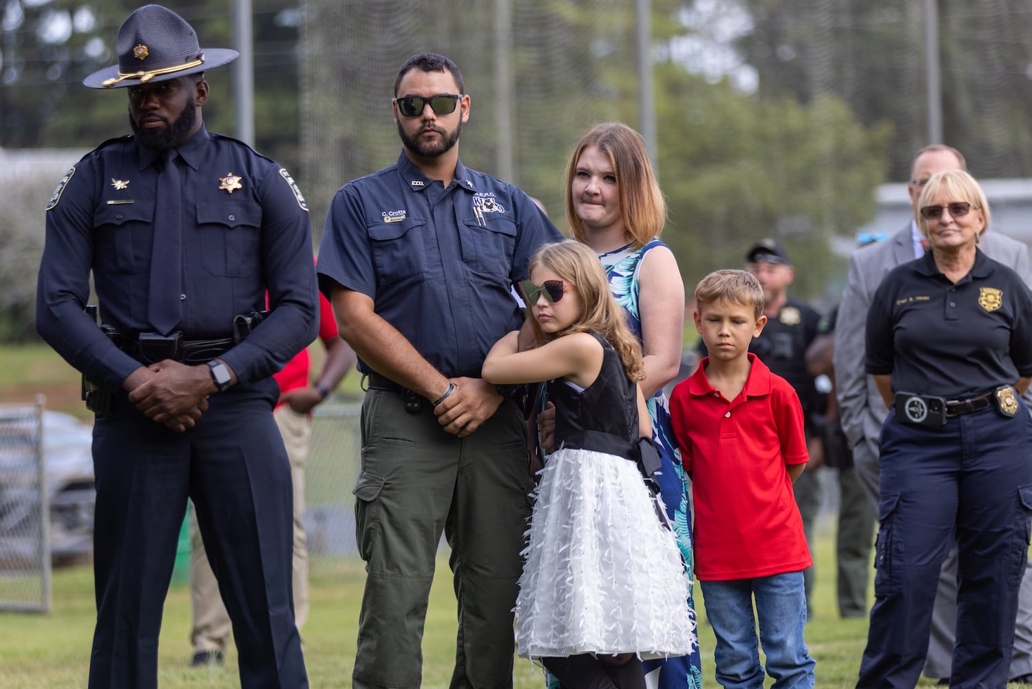 Clayton County police K-9 Waro memorial service