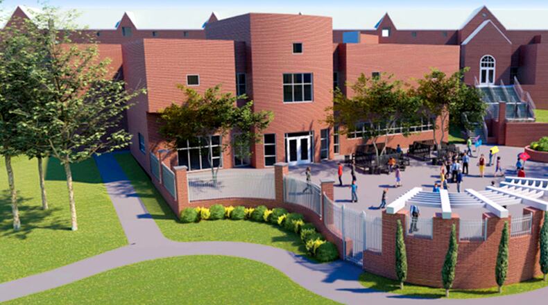 Following renovations totaling $9.6 million, the Charles D. Switzer Library near downtown Marietta will reopen on June 1. (Rendering courtesy of Cobb County)