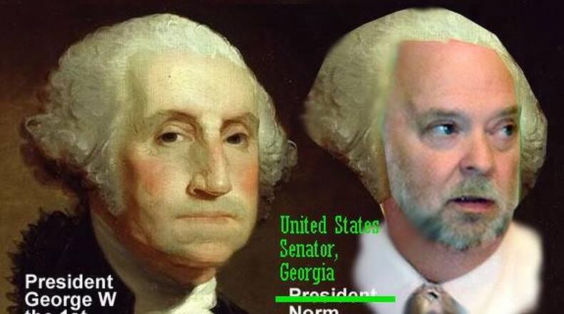 Norm Cooper, a North Georgia magazine publisher, said that as a lark, he has applied to be appointed to Johnny Isakson’s soon-to-be-vacated U.S. Senate seat. Photo courtesy of Norm Cooper