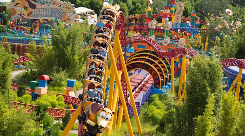Slinky Dog Dash is a new addition to Walt Disney World's Hollywood Studios.
