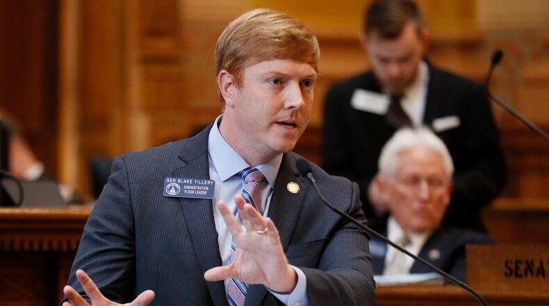 Sen. Blake Tillery, R-Vidalia. Bob Andres / bandres@ajc.com