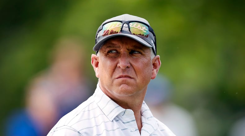 Augusta’s Scott Parel warmed up for next week’s Mitsubishi Electric Classic in Duluth by winning his fourth PGA Tour Champions event. (AP Photo/Charlie Neibergall)