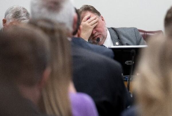 State Sen. Jeff Mullis, chairman of the Senate Rules Committee, has proposed legislation that would ban challengers from raising campaign money during while the General Assembly is in session. AJC/Ben Gray