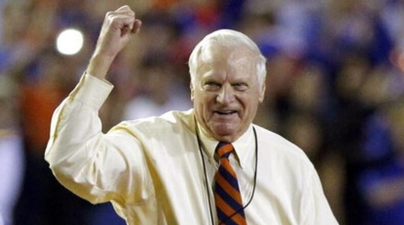 George Edmondson was a vocal cheerleader at Florida football games for more than 60 years.
