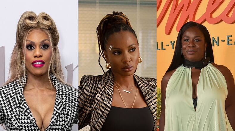 SCAD TVFest 2025, which will run Feb. 5-7 at various SCAD locations, will feature actors including (from left) Laverne Cox, Shanola Hampton and Uzo Aduba. AP/NBC