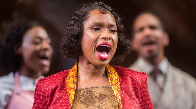 NEW YORK, NY - DECEMBER 10: Actress Jennifer Hudson attends the "The Color Purple" Broadway Opening Night Curtain Call at The Bernard B. Jacobs Theatre on December 10, 2015 in New York City. (Photo by Mark Sagliocco/Getty Images)