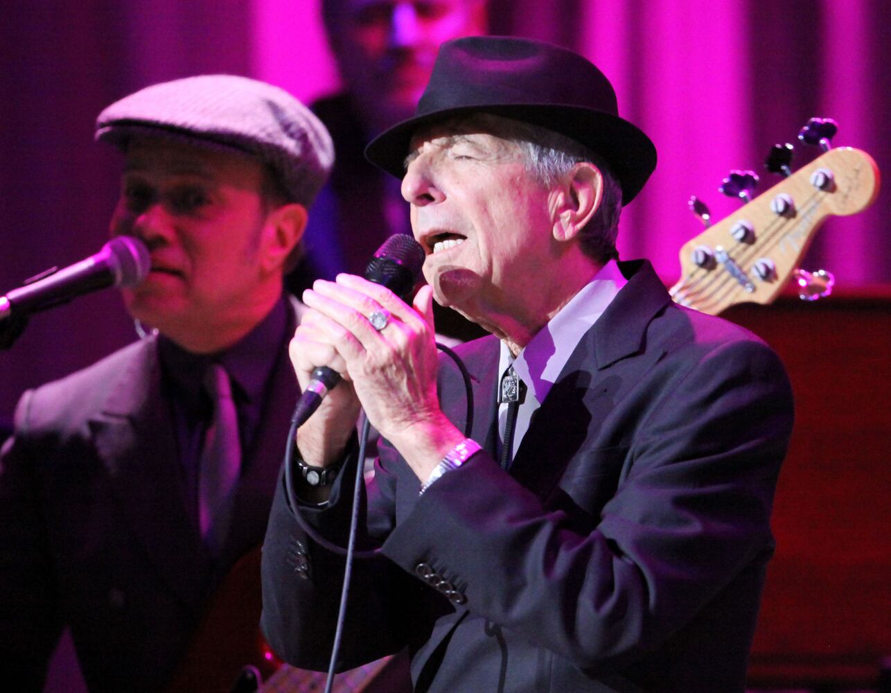 Leonard Cohen performs at the the Fox Theatre