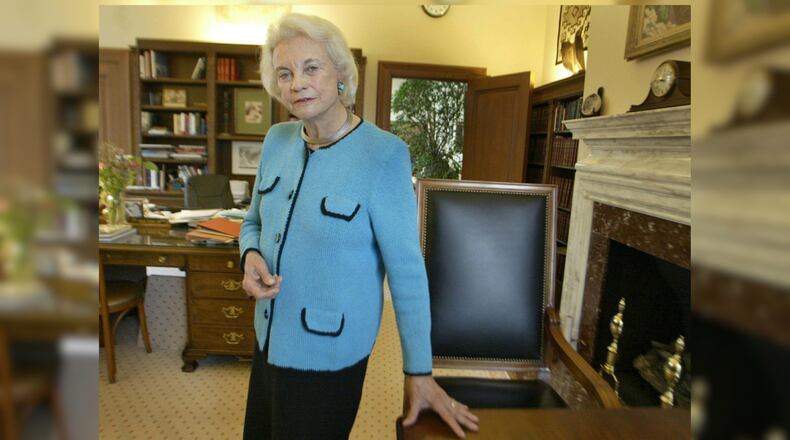 Sandra Day O'Connor, who died in 2023, is remembered for her ability to bring people together and bridge gaps. (Paul Hosefros/New York Times)