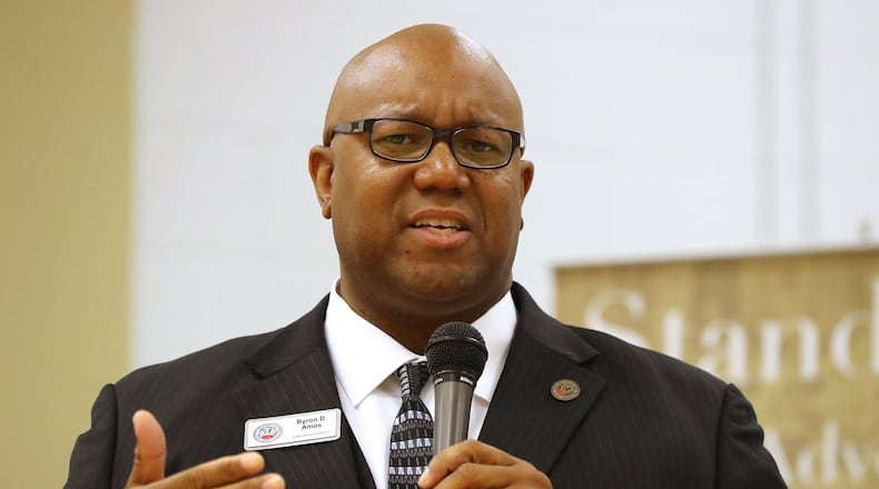 An election will take place Sept. 17 to fill the unexpired Atlanta Board of Education term of Byron Amos, who resigned from the school board earlier this year to run for Atlanta City Council. AJC file photo by Curtis Compton/ccompton@ajc.com