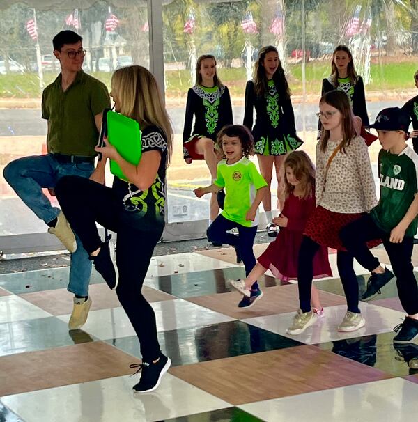 Irish step dancing classes are offered to festivalgoers of all ages at IrishFest Atlanta. The 2025 festival is Nov. 7-9. (Courtesy of IrishFest Atlanta)