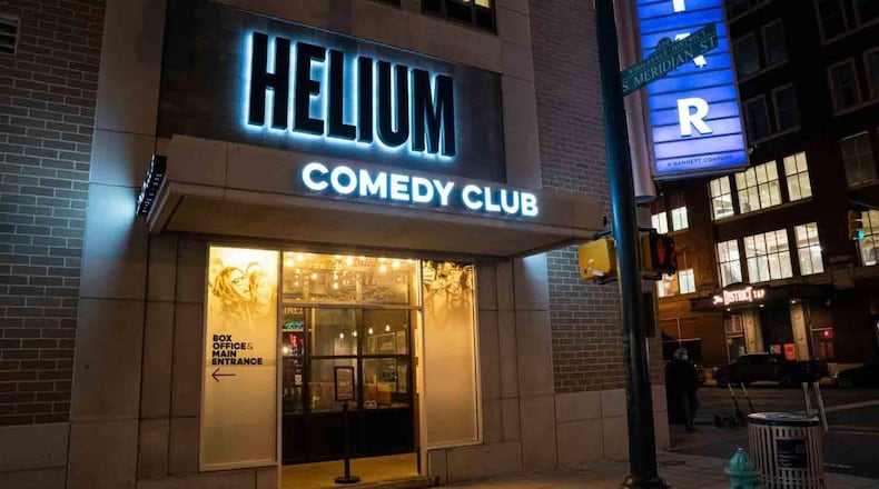 Helium Comedy Club announced plans to open a comedy club in Alpharetta later in 2024. This is Helium in Indianapolis, Indiana. HELIUM COMEDY CLUB