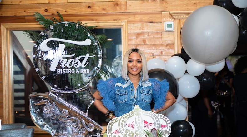 "Love & Hip Hop Atlanta" star Rasheeda Frost at the opening of Frost Bistro, now open in Castleberry Hill.