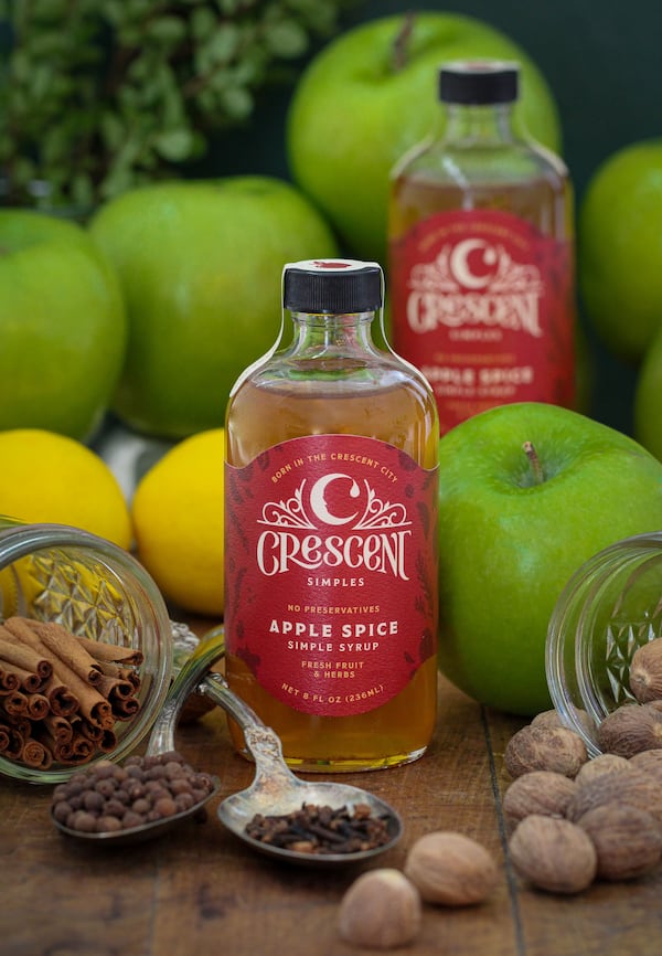 Apple spice simple syrup. (Courtesy of Annie Lugar/Crescent Simples)