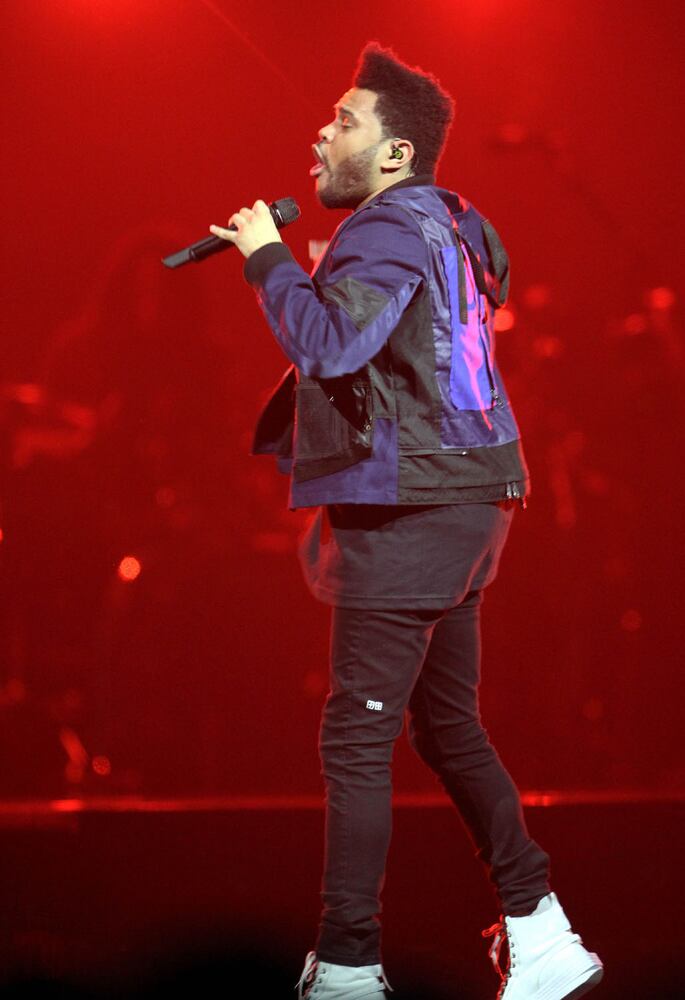 The Weeknd performs at Philips Arena in Atlanta