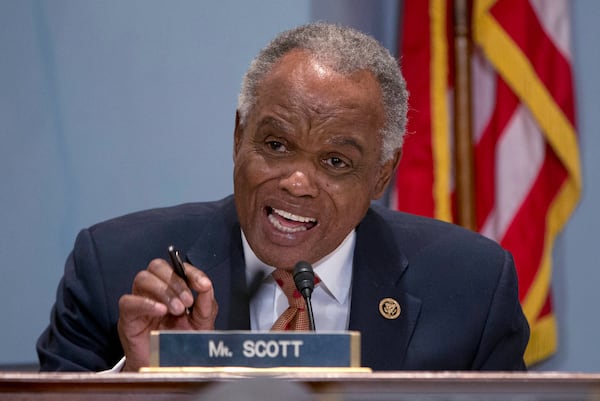 The late U.S. Rep. David Scott speaks on Capitol Hill in 2015. (Carolyn Kaster/AP)
