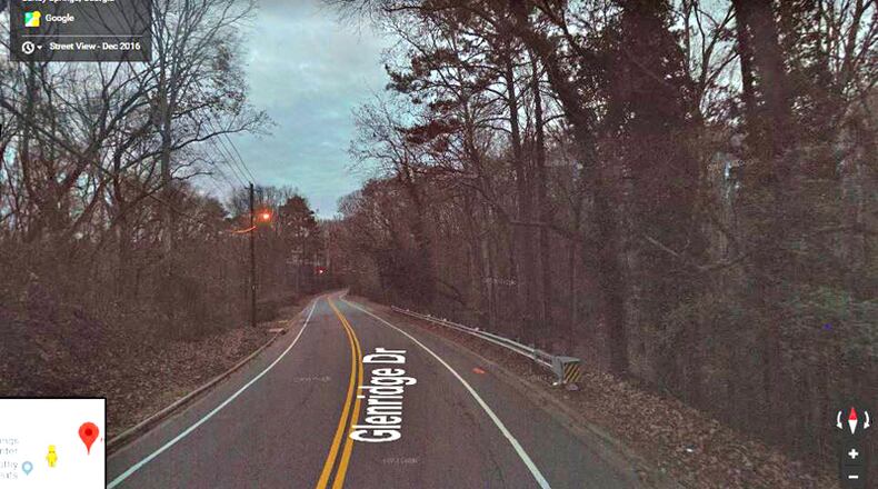 A contractor selected by Sandy Springs will be paid $662,400 to repair a culvert under Glenridge Drive about 1,000 feet north of Abernathy Road. GOOGLE MAPS