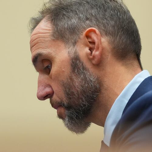 Former Justice Department special counsel Jack Smith testifies before the House Judiciary Committee about his investigations into President Donald Trump, Thursday, Jan. 22, 2026 at the Capitol in Washington. (AP Photo/Jacquelyn Martin)