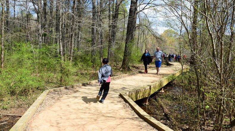 Gateway85 Community Improvement District is undertaking a study to develop a concept for a greenway near Beaver Ruin Creek. (Courtesy Gateway85 CID)
