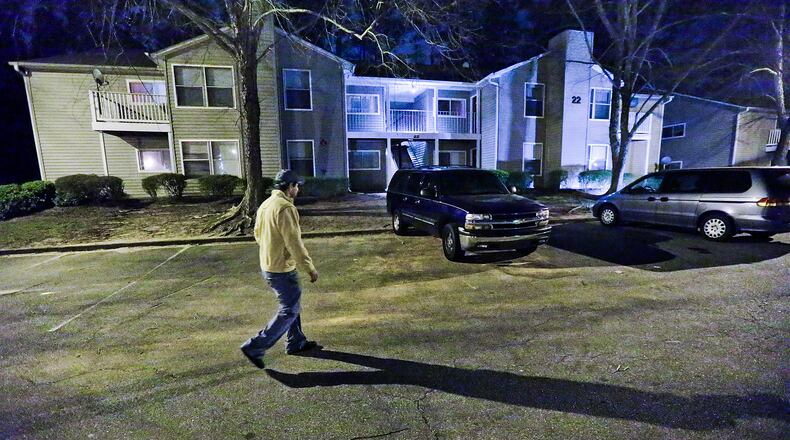 Marietta police Thursday were investigating an early morning shooting at an apartment complex that left a man dead.