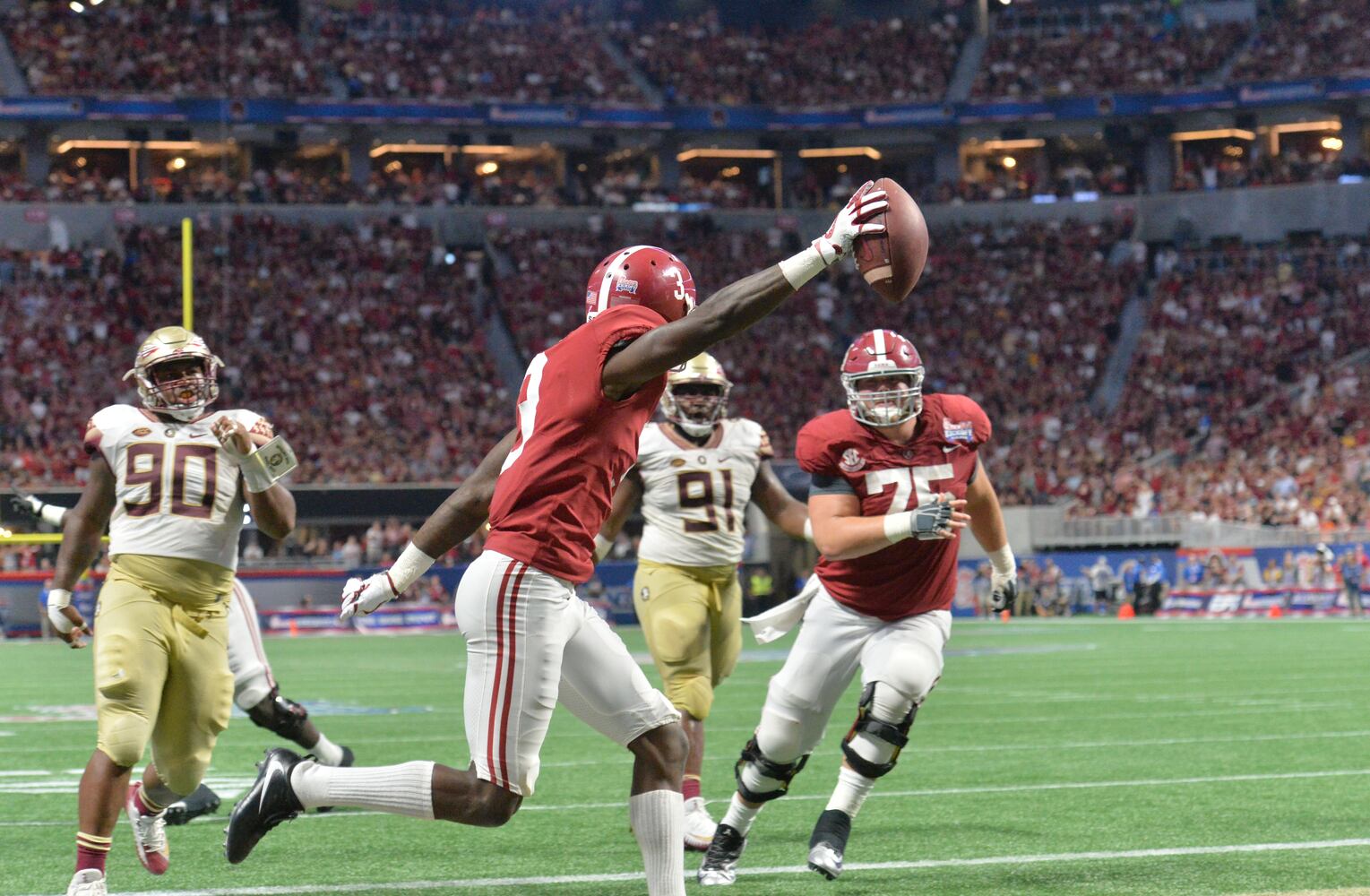 Photos: Alabama beats FSU at Atlanta’s Mercedes-Benz Stadium