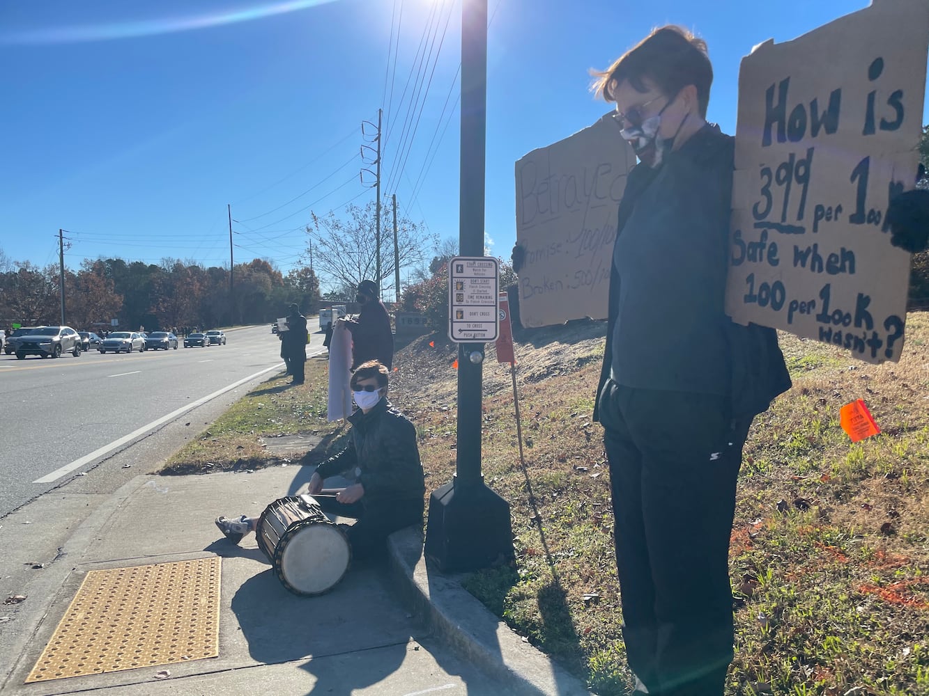 DeKalb residents rally against school reopening plans