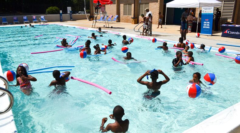 Adams Park Swimming Pool and Splash Pad  is one of the 12 city swimming pools set to reopen May 29. Photo: Provided by City of Atlanta