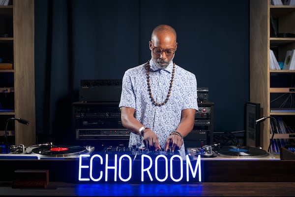 DJ Kemit (pictured) and Salah Ananse will play all-vinyl sets during Westside Motor Lounge's New Year's Eve celebration. (Courtesy of John Walder)