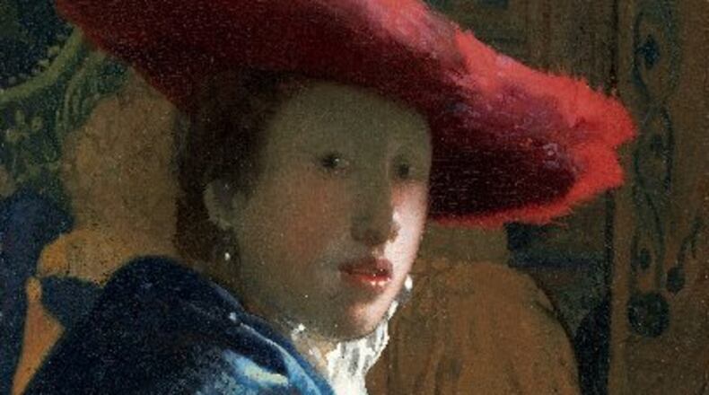 Johannes Vermeer's "Girl with the Red Hat" (circa 1665), a 9 inch by 7 inch oil on panel, is included in the exhibit "Small Treasures: Rembrandt, Vermeer, Hals, and Their Contemporaries, " opening Jan. 30 at the Birmingham Museum of Art.