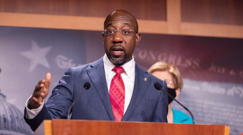 U.S. Sen. Raphael Warnock will hold his first town hall Friday night in Decatur since winning election last year.