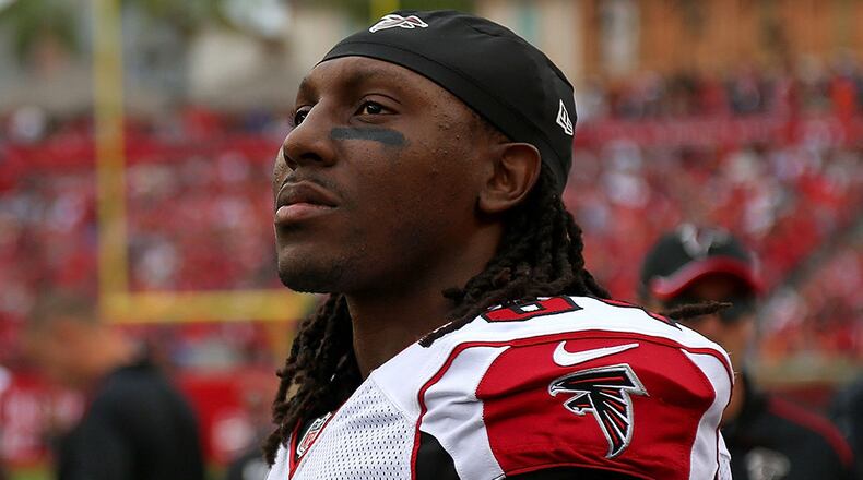 Roddy White, 34, amassed 808 catches, 10,863 yards and 63 touchdowns over 11 seasons with the Falcons.