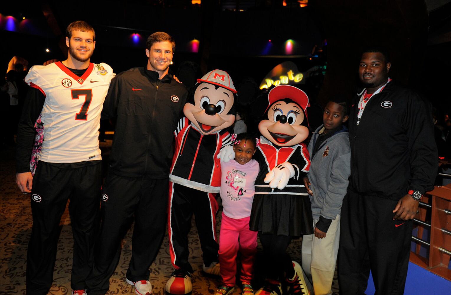 Georgia players visit Disney World