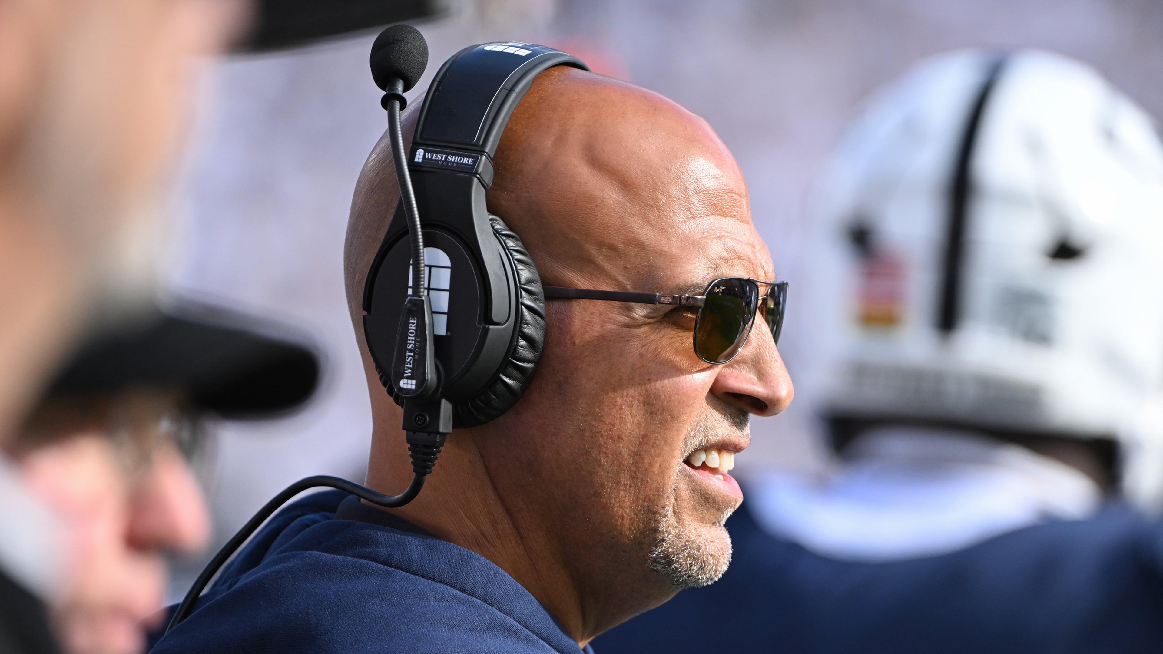 FILE - Penn State head coach James Franklin watches the action against Northwestern during the second quarter of an NCAA college football game, Saturday, Oct. 11, 2025, in State College, Pa. (AP Photo/Barry Reeger,File)