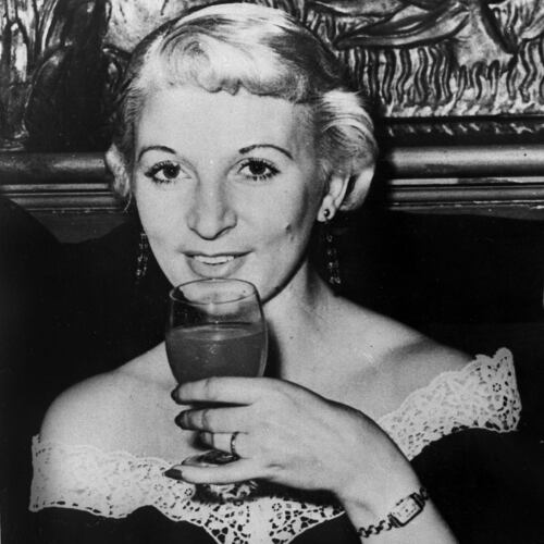 FILE - Platinum Blonde Model Ruth Ellis is shown in 1955 photo. (AP Photo, file)