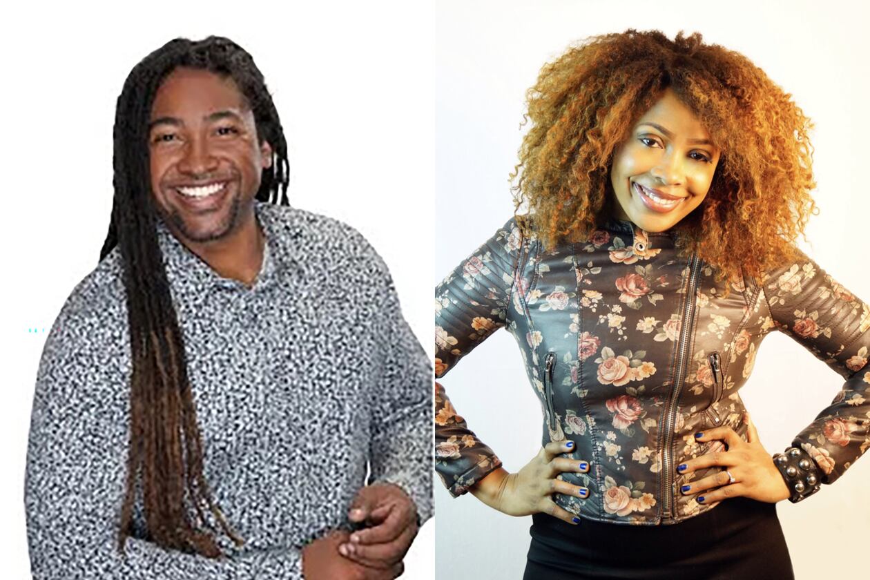 Dyron Ducati (left) has left Kiss 104.1 as midday host and its assistant music director. Ramona DeBreaux is doing part-time work as afternoon host. (Courtesy of Kiss 104.1)
