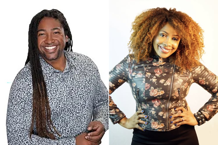 Dyron Ducati (left) has left Kiss 104.1 as midday host and its assistant music director. Ramona DeBreaux is doing part-time work as afternoon host. (Courtesy of Kiss 104.1)