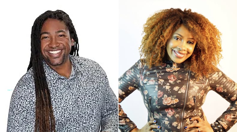 Dyron Ducati (left) has left Kiss 104.1 as midday host and its assistant music director. Ramona DeBreaux is doing part-time work as afternoon host. (Courtesy of Kiss 104.1)